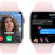 Apple Watch Series 9 GPS 41mm Pink Aluminum Case w. Light Pink Sport Band - S/M (MR933)